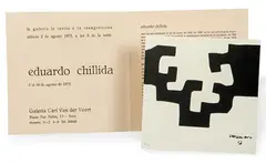 Galería Carl Van der Voort by Eduardo Chillida, 1975, Litografía sobre papel, sold Sep 2026