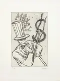 Money by Carlos Sánchez Pérez, Aguafuerte sobre papel, sold Sep 2026
