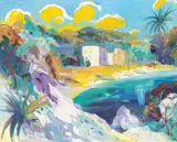 Cala balear by Casimiro Martinez Tarrassó, Óleo sobre lienzo, offered Jun 2026