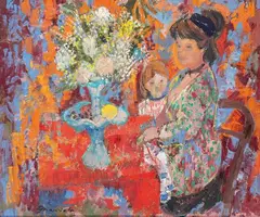 Maternitè by Emilio Grau Sala, 1970, Óleo sobre lienzo, sold Jun 2026