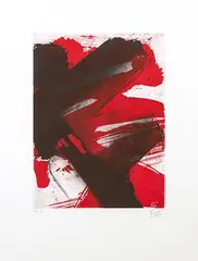 Sin título by Luis Feito, 2008, Aguafuerte y Aguatinta sobre papel, sold Jun 2026