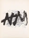 Nocturn Matinal by Antoni Tàpies, 1970, Litografía sobre papel con sello seco del editor, sold Jun 2026