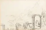 Paisaje by Cecilio Pla, Dibujo a lápiz sobre papel, sold May 2026