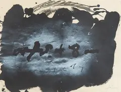 Suite de Campins by Antoni Tàpies, 1984, Litografía sobre papel Arches, sold May 2026
