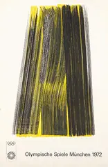 Olympische Spiele München by Hans Hartung, 1972, Litografía sobre papel Chiffon de Mandeure con sello del editor, sold May 2026