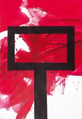 Peñalara V by Luis Feito, 1998, Óleo sobre papel (*), sold Sep 2025