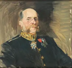 Retrato del militar Baldomero Cabrera y Teniente by Joaquín Sorolla, 1923, Óleo sobre lienzo, sold May 2025