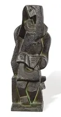 Lectora I by Jacques Lipchitz, 1919, Bronce patinado, sold May 2025