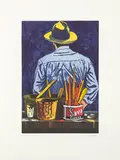 Sin título by Eduardo Úrculo, 1991, Aguafuerte sobre papel Arches, sold Feb 2025