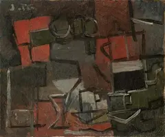 Bodegón by Joaquín Torres-García, 1928, Óleo sobre lienzo, sold Dec 2024