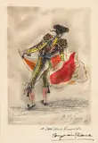 Pase taurino by Benjamín Palencia, 1939, Acuarela y tinta sobre papel, sold May 2024