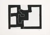 Inguru IV by Eduardo Chillida, 1968, Aguafuerte sobre papel Arches con papel China, sold May 2024