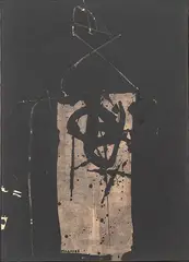 Sin título by Manolo Millares, 1966, Acrílico sobre papel encolado a madera, sold Mar 2024