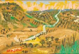 Caminos by Francisco San José, 1980, Óleo sobre lienzo, sold Dec 2023