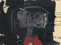 Sin título by Manolo Millares, 1960, Acrílico sobre papel, offered Dec 2023