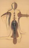 Sin título by Pepe Espaliú, 1989, Carboncillo y ceras sobre papel, sold Dec 2023
