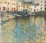 Cadaqués by Segundo Matilla, 1937, Óleo sobre lienzo, sold Mar 2026