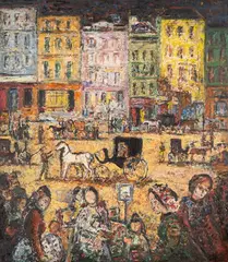 Ciudad by Arturo Souto, Óleo sobre lienzo, sold Mar 2026