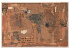 Sin título by Lucio Muñoz, 1955, Óleo, collage y tinta sobre cartón, sold Mar 2026