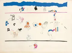 Estan Naciendo by Manuel Hernández Mompó, 1968, Litografía sobre papel Arches, sold Mar 2026