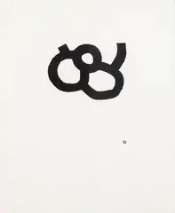 Lorea by Eduardo Chillida, 1988, Serigrafía con relieve sobre papel Meirat, sold Mar 2026