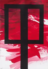 Peñalara I by Luis Feito, 1998, Acrílico sobre papel, sold Feb 2026