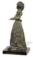 Tadea Arias. Goya by Pablo Serrano, 1974, Bronce patinado, sold Feb 2026