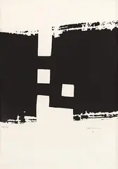 Fundación Benedicto Alfaro by Eduardo Chillida, 1989, Serigrafía con relieve, sold Feb 2026