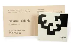 Galería Carl Van der Voort by Eduardo Chillida, 1975, Litografía sobre papel, sold Feb 2026
