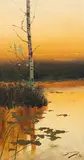Paisaje fluvial by Segundo Matilla, 1937, Óleo sobre lienzo, sold Jul 2024