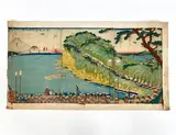 Untitled by Utagawa Sadahide, Woodblock triptych, sold Jun 2023