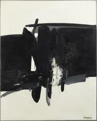 SANS TITRE (FEVRIER 71-2) by André Marfaing, 1971, Huile sur toile, sold Mar 2021