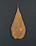SANS TITRE by Kim Tschang Yeul, Huile sur feuille d'arbre, sold Mar 2021