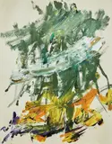 SANS TITRE by Gérard Gasiorowski, Technique mixte sur papier, sold Mar 2021