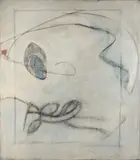 SANS TITRE by Gérard Traquandi, 1985, Huile, fusain, pigments et colle sur papier marouflé sur toile, sold Mar 2021