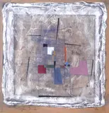 untitled, 1990, oil on board, signed, and dated front, by Georgios Tzortzoglou, oil on board, offered Oct 2017