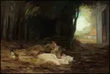 Siesta by Horatio Walker, 1895, oil on canvas, sold May 2014