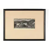 Summer in the Mountains by August Charles Cook, Wood engraving, sold Jan 2018