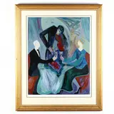 Serigraph in Colors by Barbara A. Wood, Pencil signed, sold Jan 2018