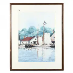 2nd One In by Steve Andrus, Watercolor on paper, sold Jan 2018