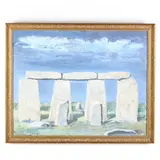 Stonehenge - Summer Sunset by Gerald S. Hawkins, Acrylic on canvas, sold Jan 2018