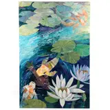 A Koi Pond by Jill Troutman, Oil on canvas, sold Jan 2018