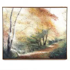 Sunlit Path by Ginny Chenet, Oil on canvas, sold Jan 2018