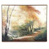 Sunlit Path by Ginny Chenet, Oil on canvas, sold Jan 2018