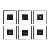 Ghost (Complete Series of 6) by Juan Logan, Six solar plate etchings, sold Jan 2018
