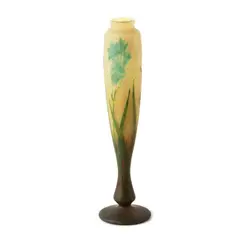 Vase 'Lys', 1910-15 by Nancy Daum Frères, H (Schlanke Balusterform), sold Dec 2017
