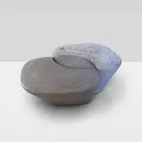 Prototype Métissage bench by Philippe Nigro, 2015, lava stone, sold Dec 2021