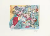 Heaven by Carlos Sánchez Pérez, Serigrafía sobre papel, sold Oct 2022