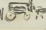 Le convoi by Albert Marquet, Encre sur papier, sold Mar 2021