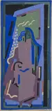 Composition cubiste ou Composition ou Personnage by Albert Gleizes, 1924, Gouache sur carton, sold Mar 2021